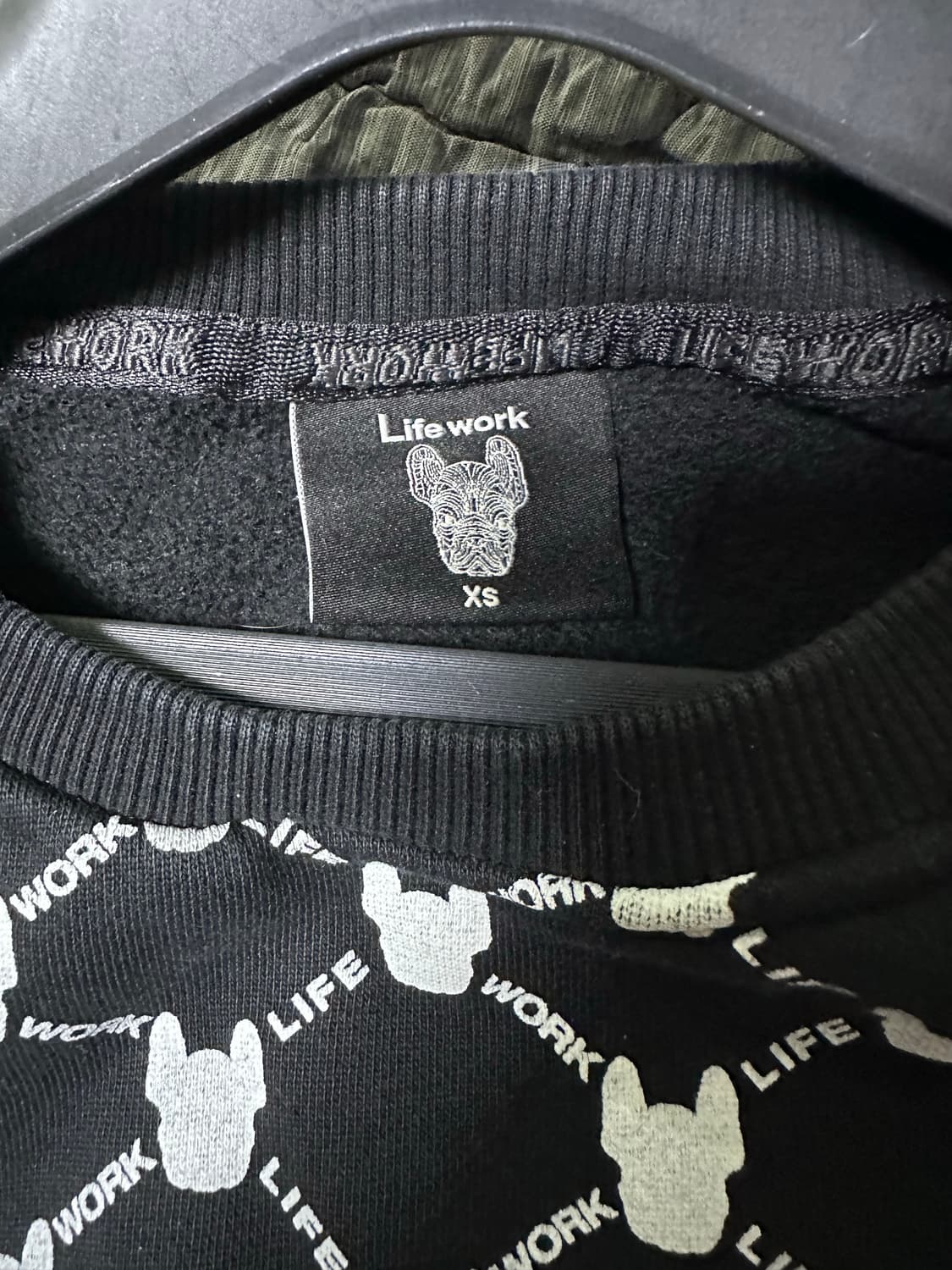 라이프워크 올오버 패턴 맨투맨  상품이미지5