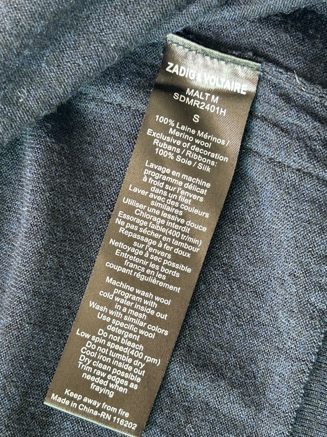 Zadig & Voltaire 남성 가디건 상품이미지5