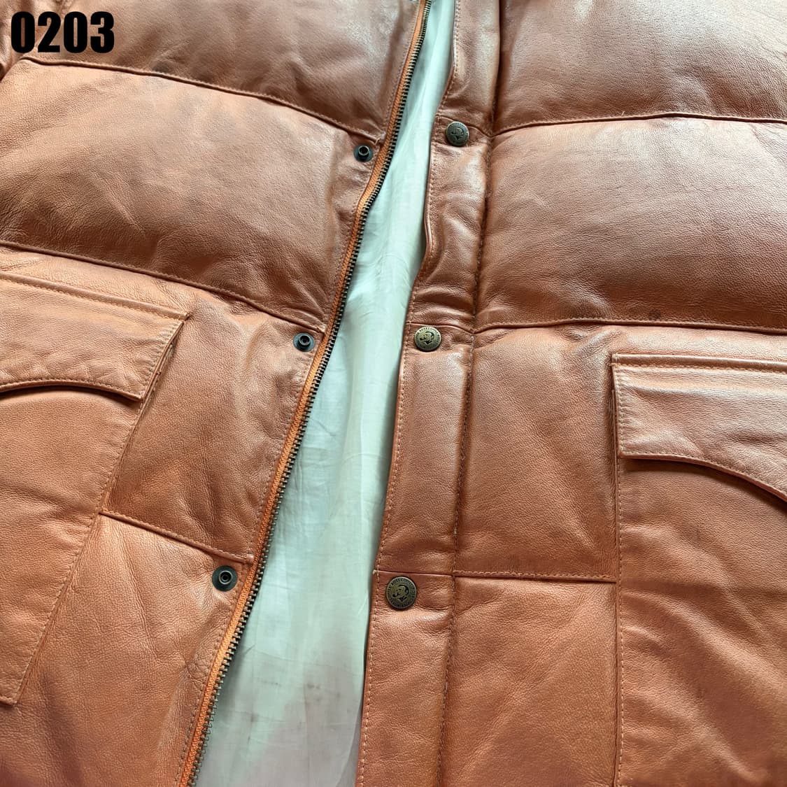 SUNTORY BOSS COFFEE 10주년 기념 레더자켓 M 0203 상품이미지10