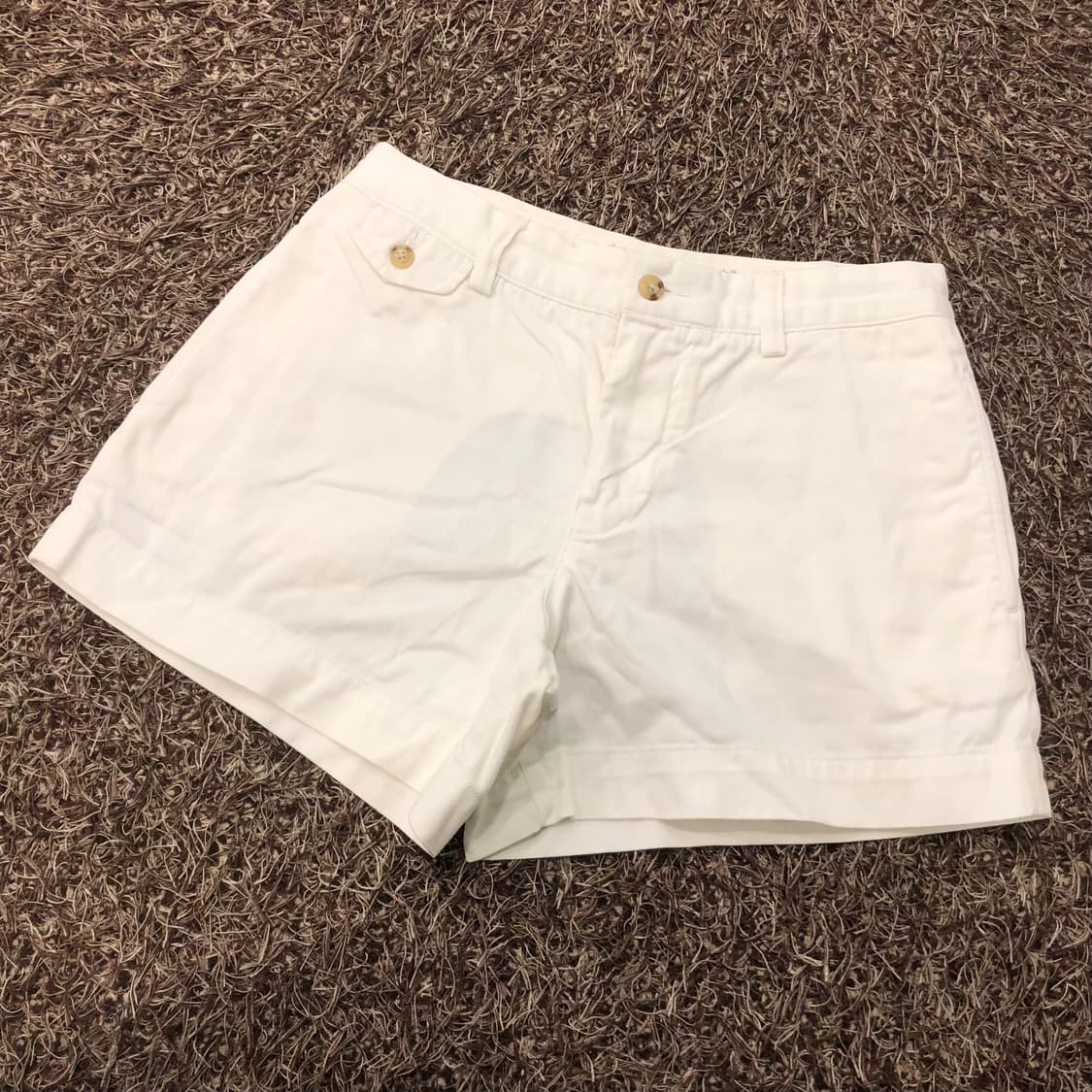 폴로 랄프로렌 여성 화이트 숏팬츠 상품이미지1