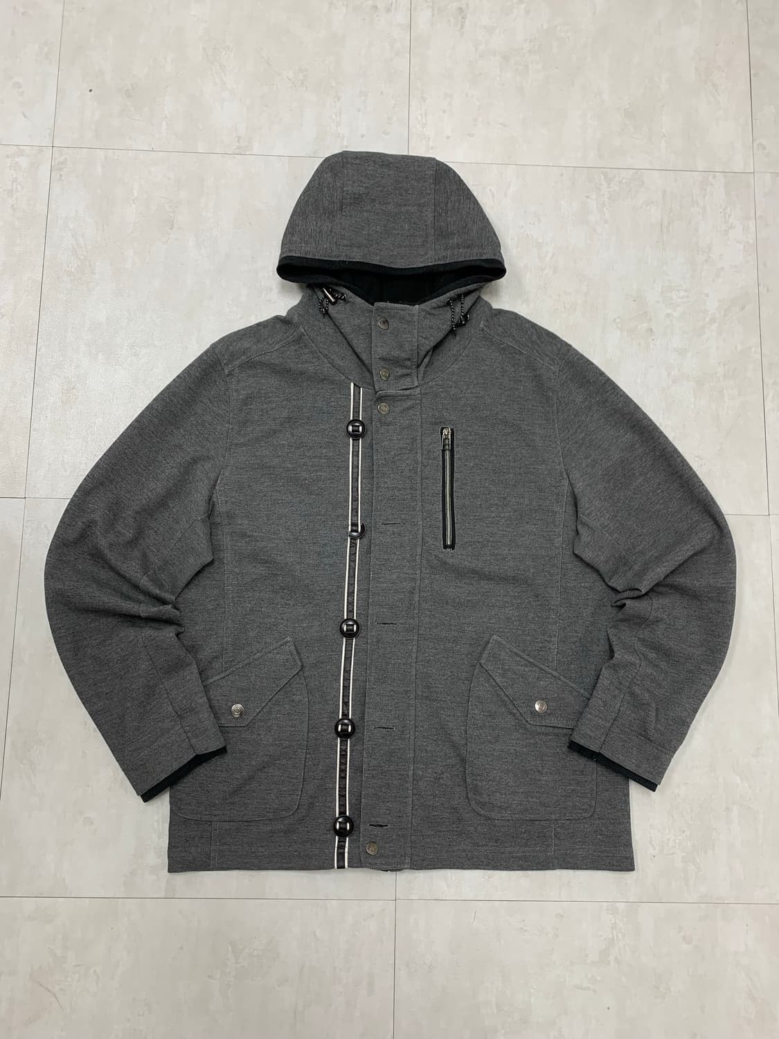 plus one 그레이 후드집업 #41 상품이미지1