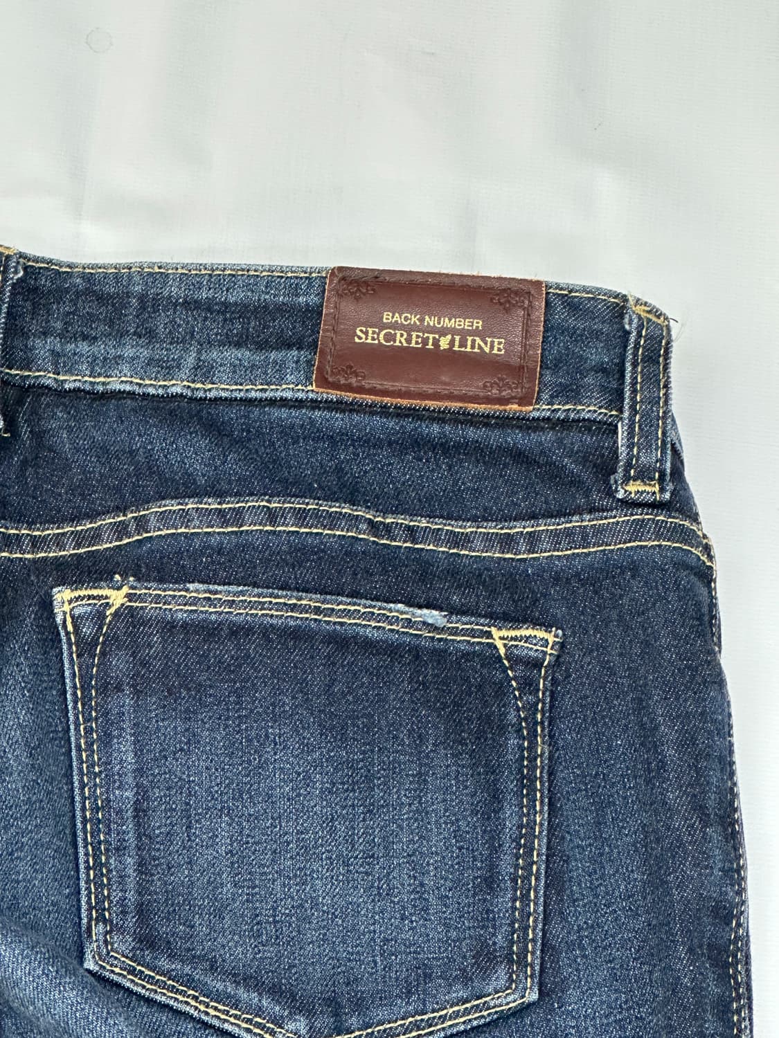 ⭐️빈티지 스티치 워싱 데님 일자핏 팬츠⭐️ 청바지 y2k 데일리 상품이미지8