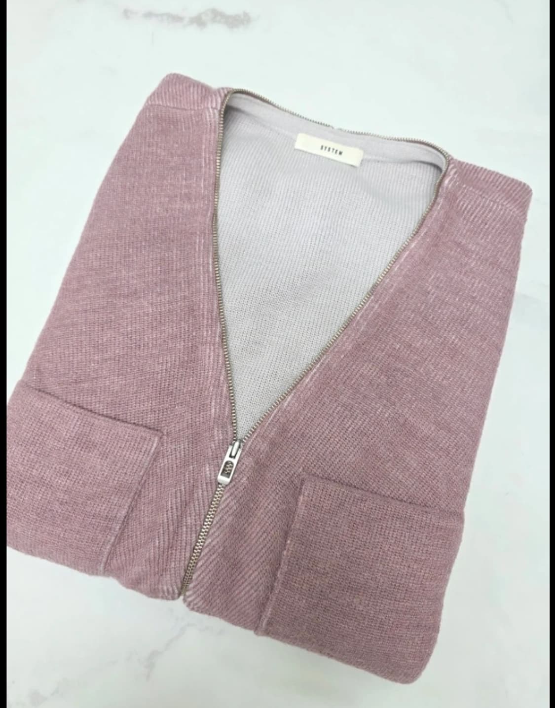 한섬 시스템 SYSTEM 집업 가디건 F 상품이미지6