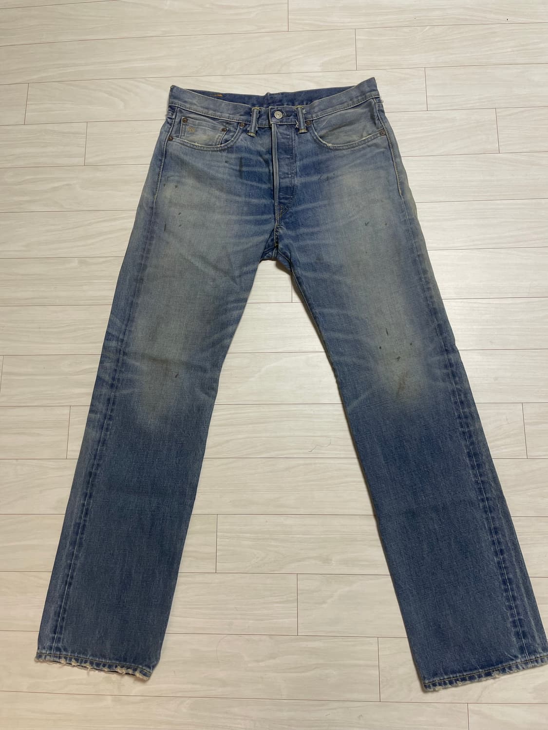 RRL 스트레이트핏 셀비지 워싱데님(32/32) 상품이미지1