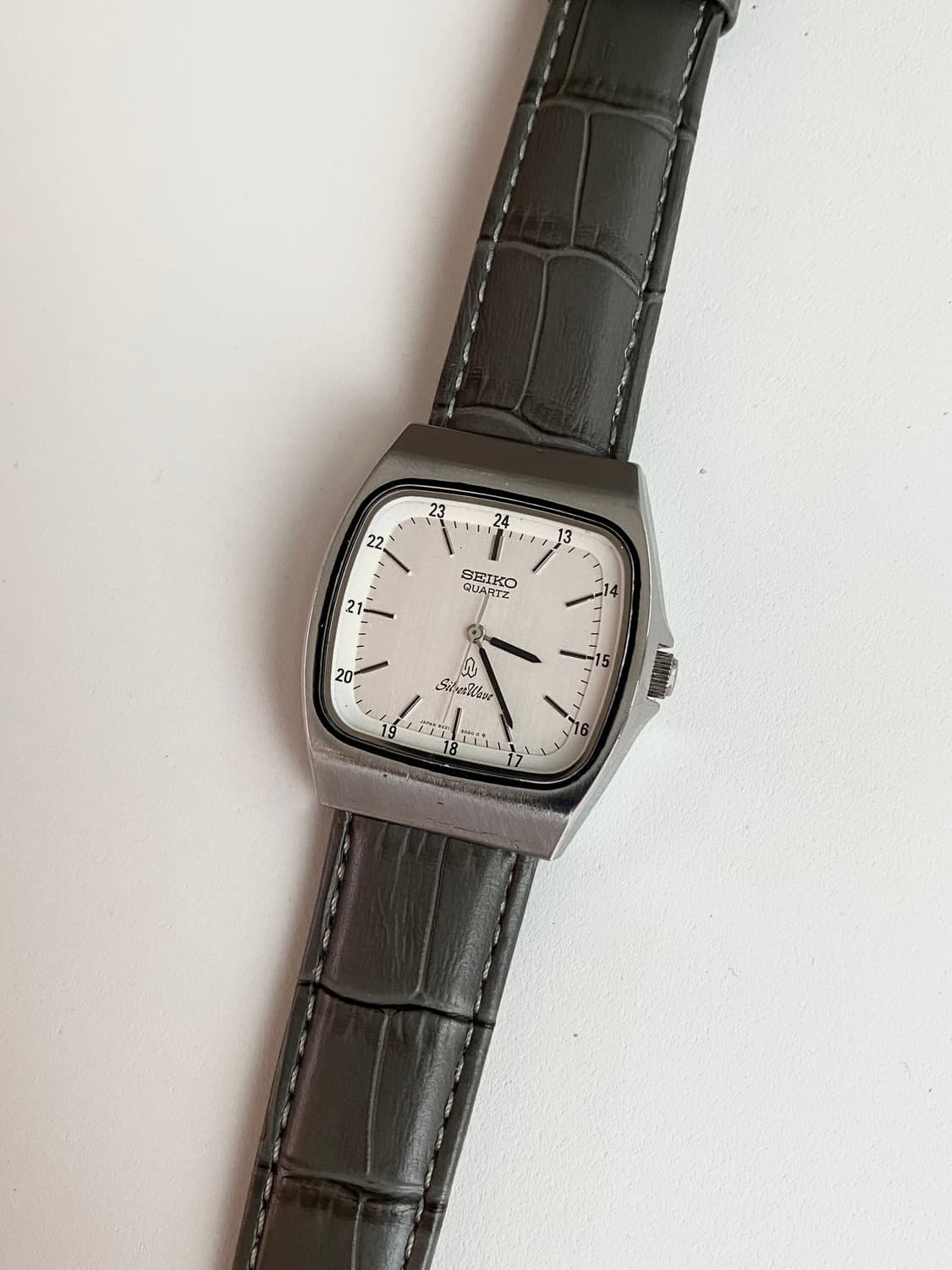 Seiko 세이코 실버 웨이브 쿼츠 스퀘어 상품이미지1
