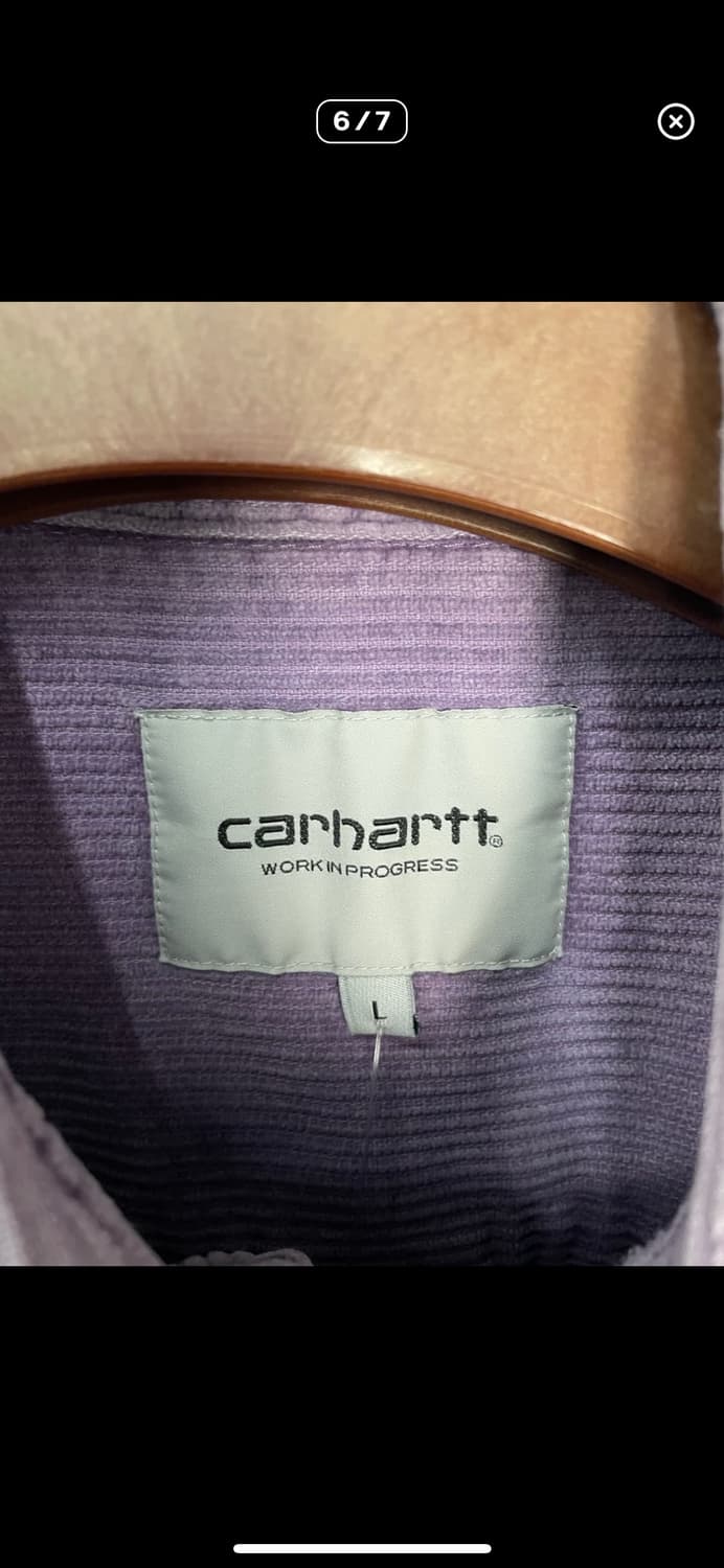 칼하트 WIP 코듀로이 연보라 셔츠 A3579 상품이미지6