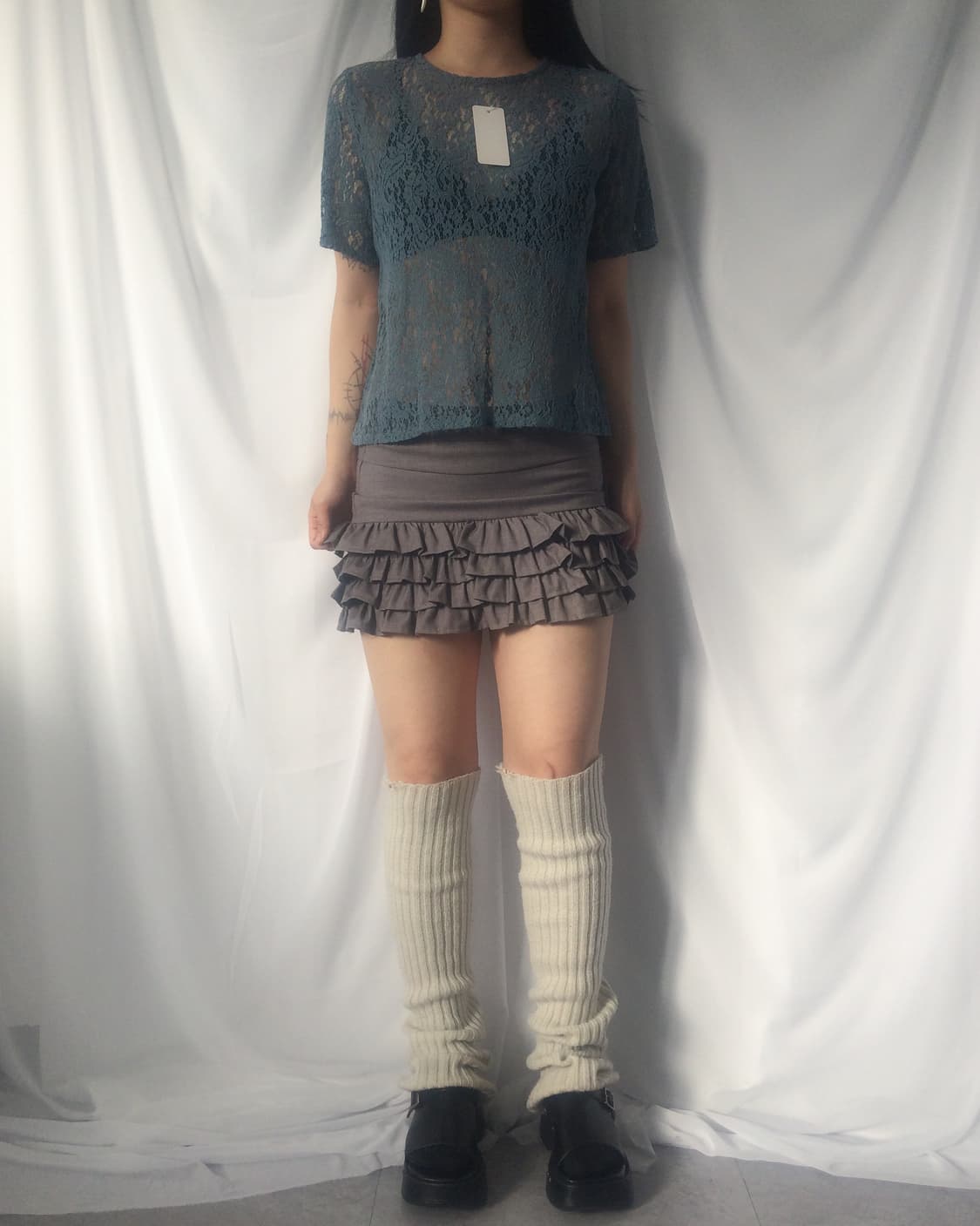 Lace see through top 상품이미지1