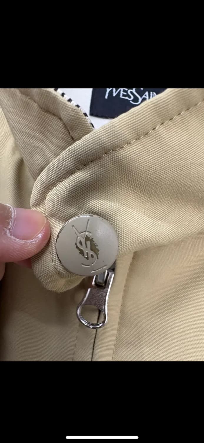 입생로랑 베이지 블루종 자켓 H1461 상품이미지8