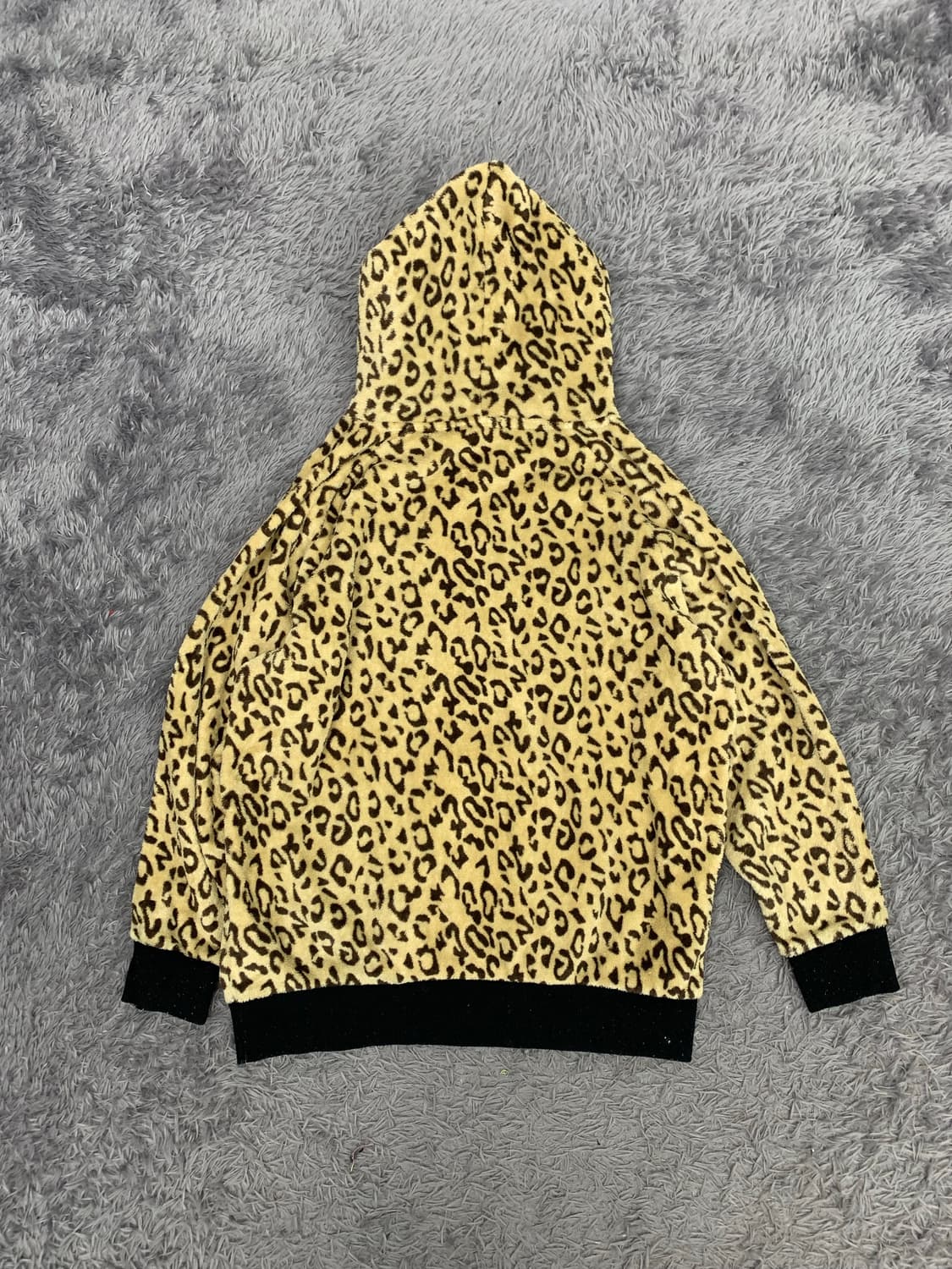 MLB 양키스 플리스 레오파드 후드 상품이미지2