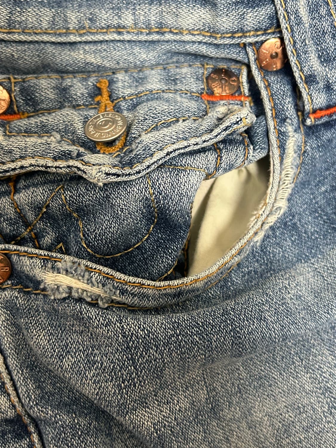 트루릴리전 joey 오리엔탈 부츠컷 데님팬츠 상품이미지5