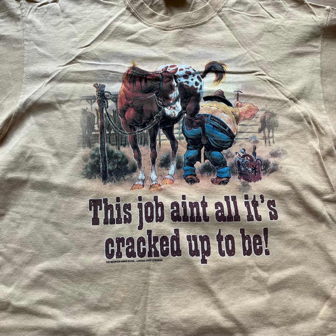 빈티지 카우보이 티셔츠 USA 상품이미지3