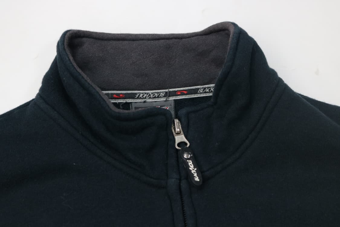 BLACKHOLE 블랙홀 빈티지 그래픽 스트릿 네이비 집업 스웻셔츠 상품이미지5