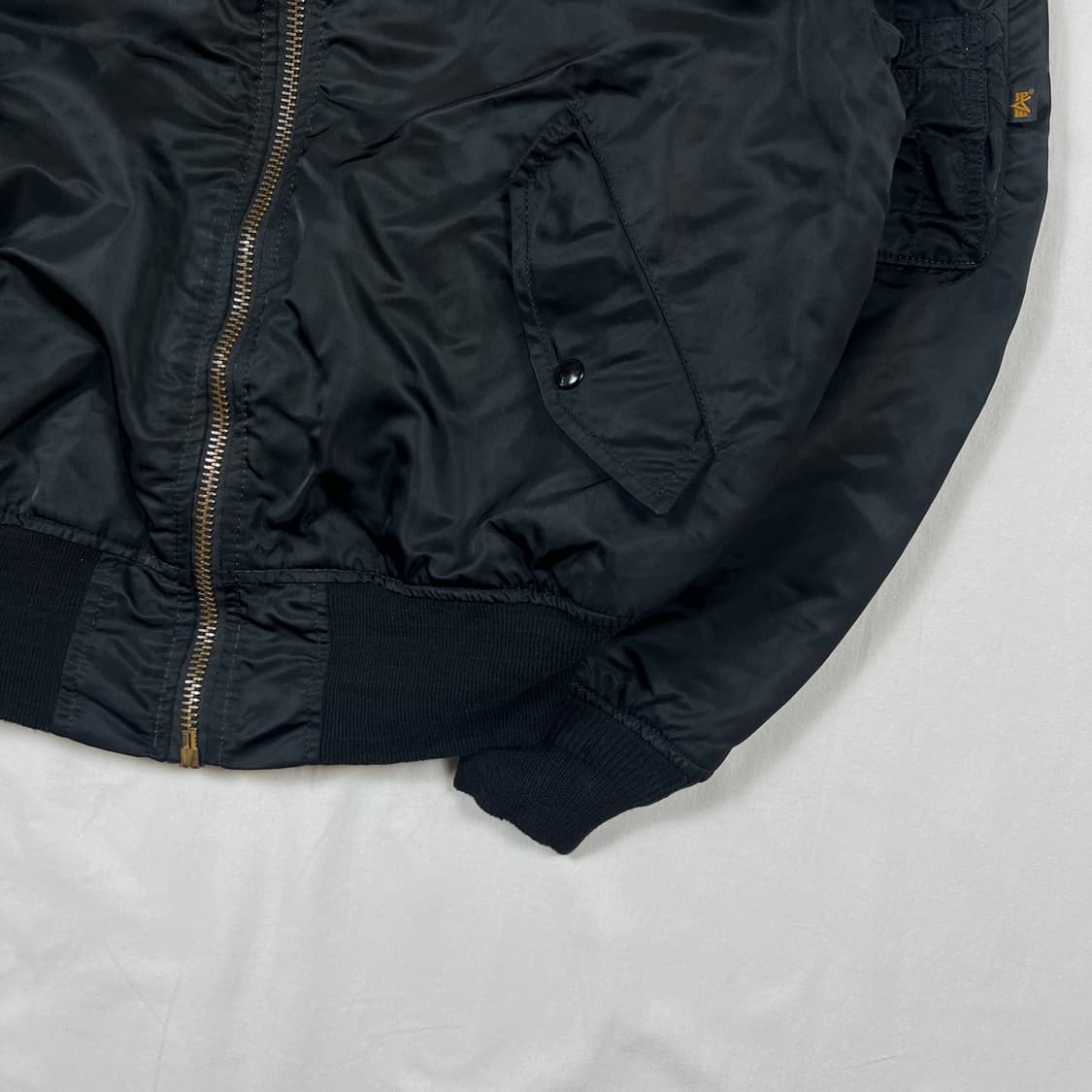 90‘s 알파인더스트리 ma-1 마원 항공점퍼 자켓 상품이미지4