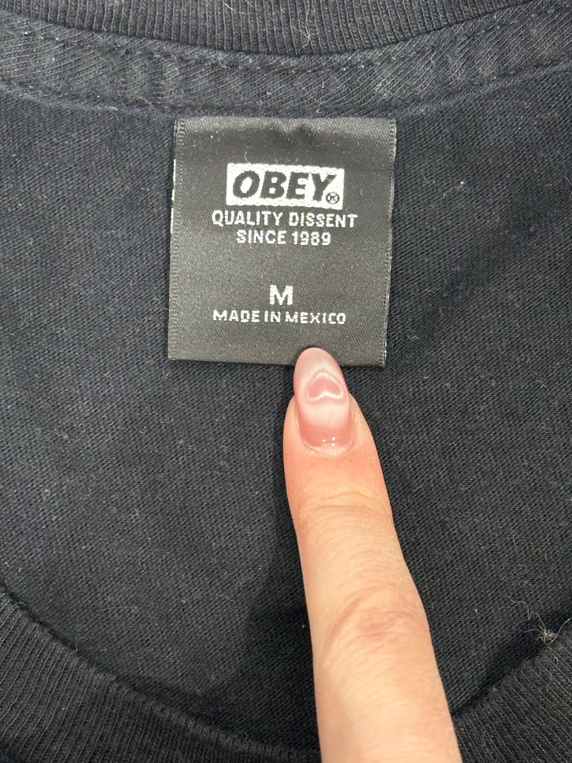 빈티지 블랙 화이트 빅 로고 반팔티 M 상품이미지7