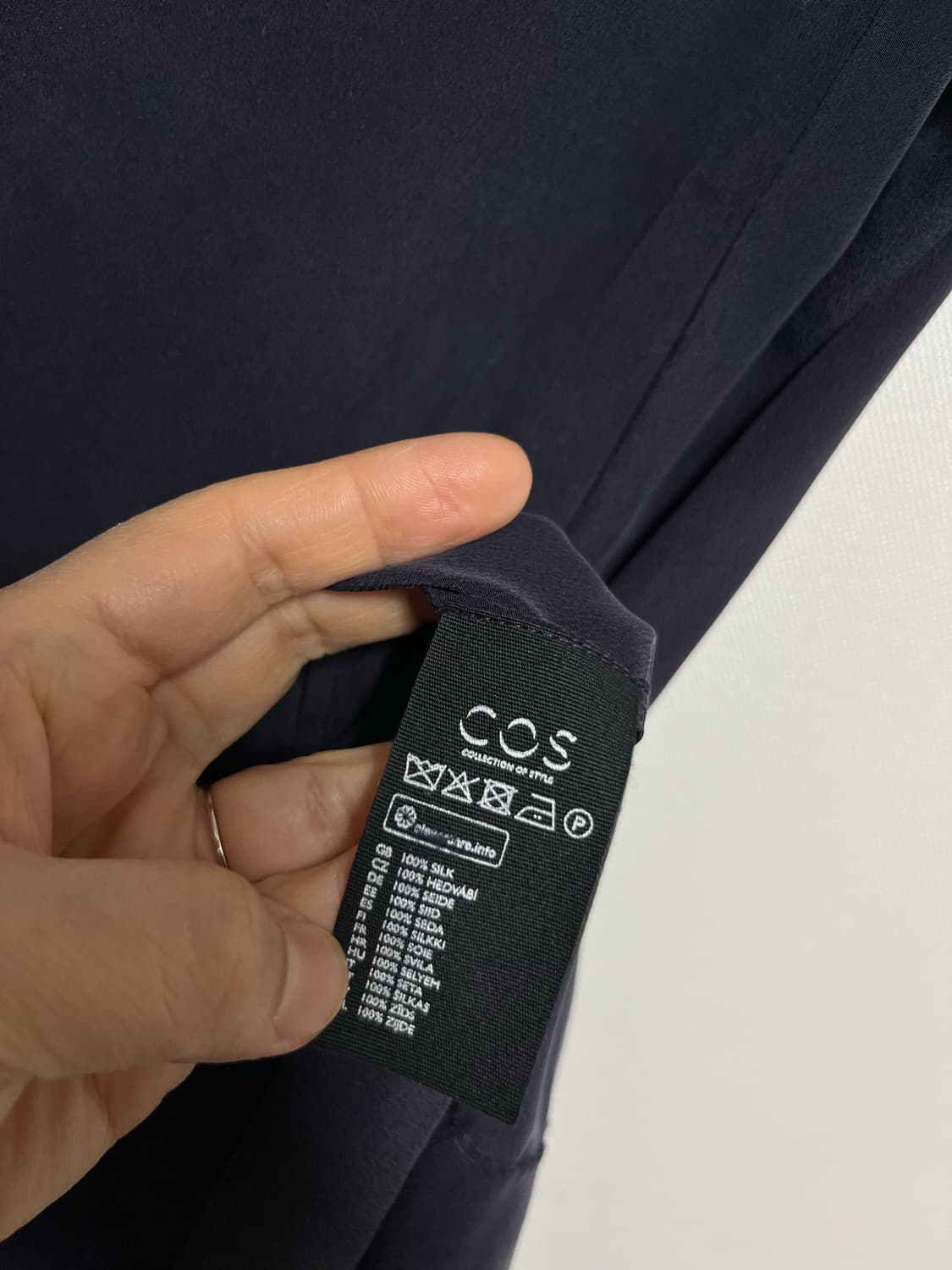 COS 코스 실크 미니 원피스 s 상품이미지3