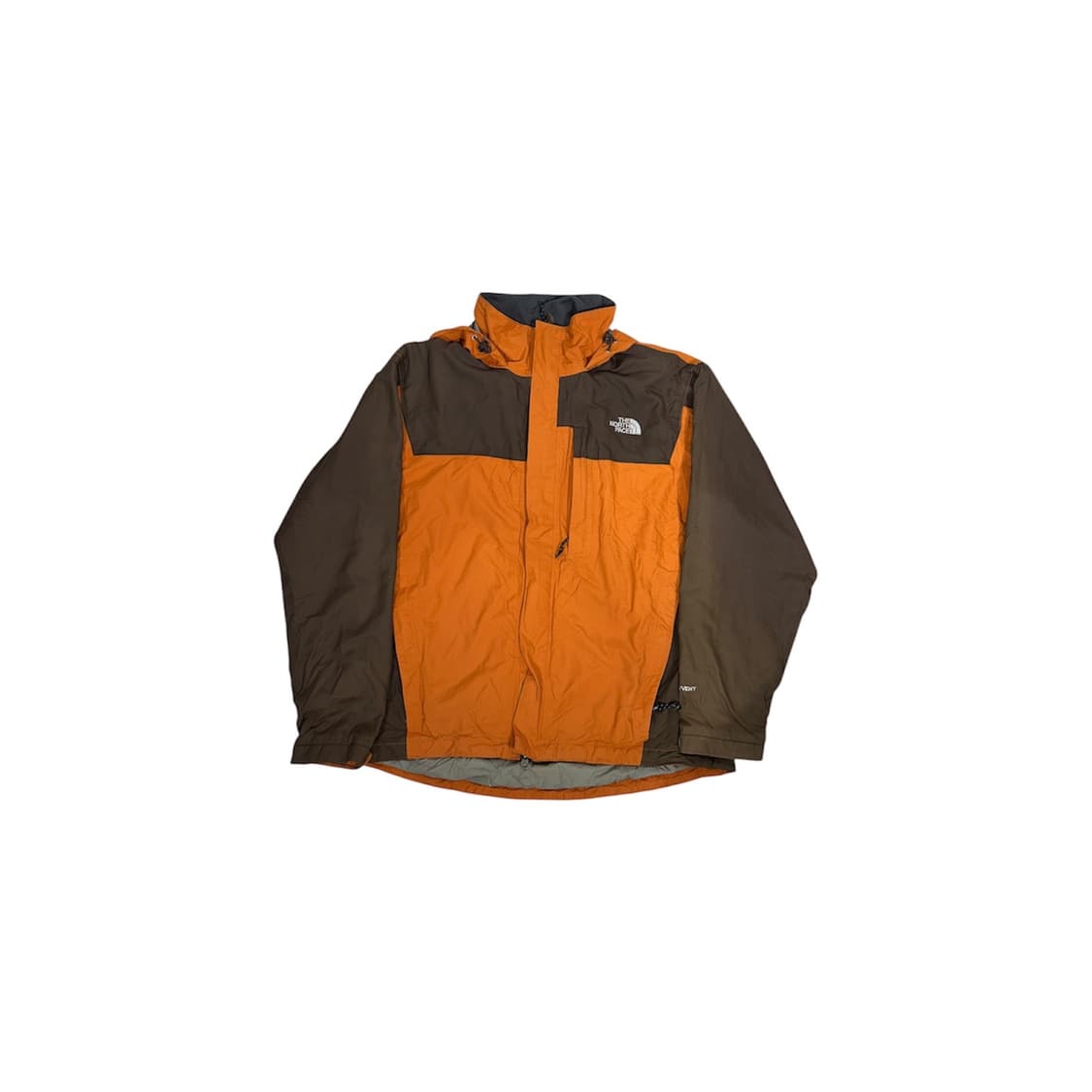 노스페이스 오렌지 하이벤트 고프코어 등산 후드 바람막이 자켓 M 상품이미지5