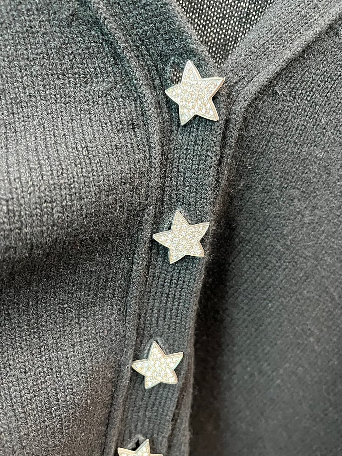 여) 쟈딕앤볼테르 블랙 캐시미어 가디건 상품이미지4