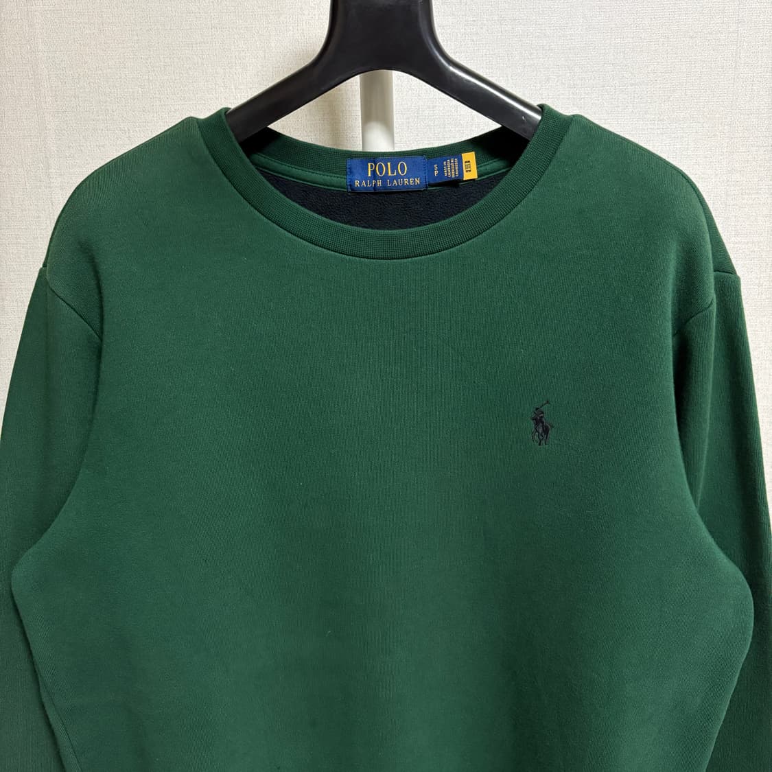 폴로 랄프로렌 기모 본딩 맨투맨 스웻셔츠 / 딥그린, S 상품이미지2