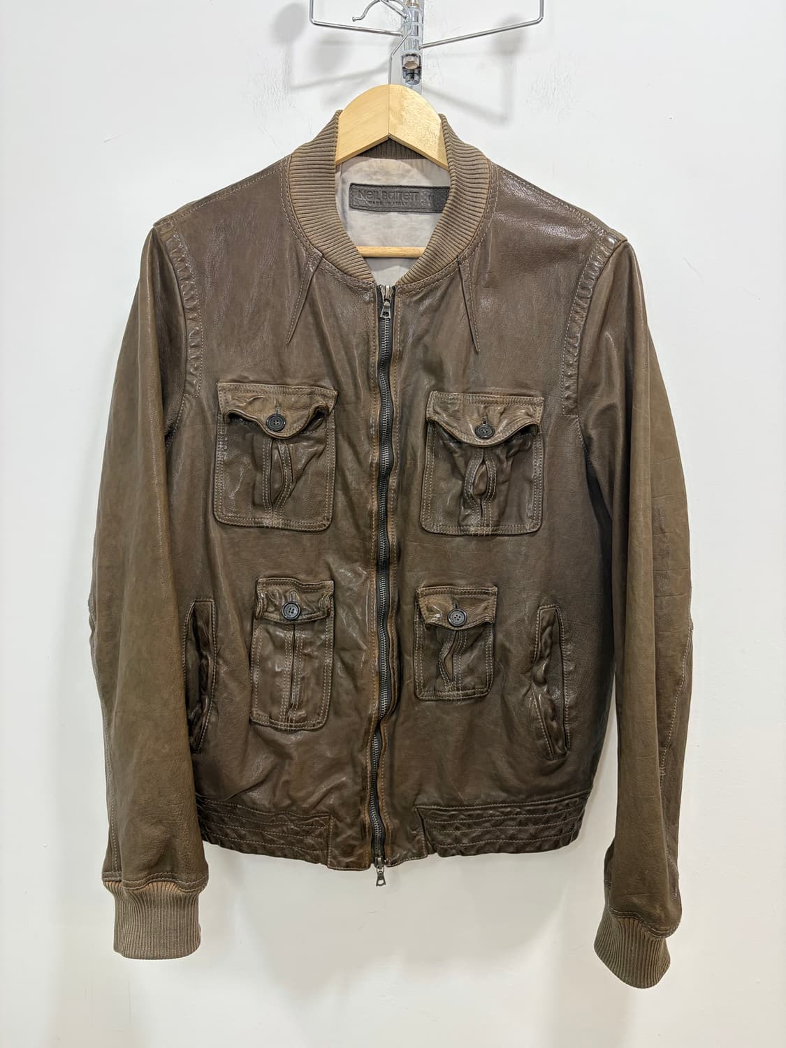 Neil Barrett 닐바렛 버팔로 가죽 레더 자켓  상품이미지5