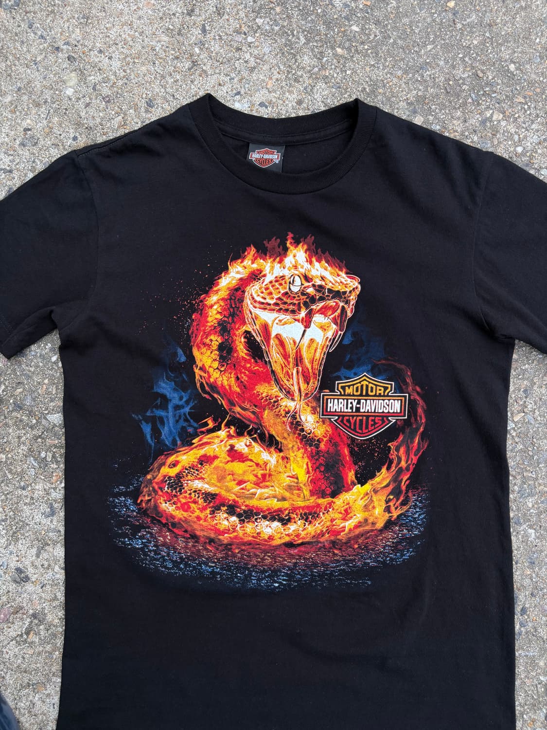 Harley Davidson Motorcycles Fire Snake T 상품이미지2