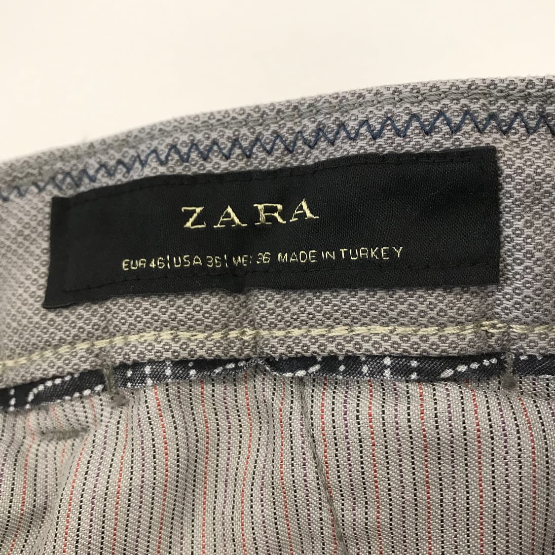 자라 가먼트다잉 워시드 치노팬츠 [36인치] 상품이미지4