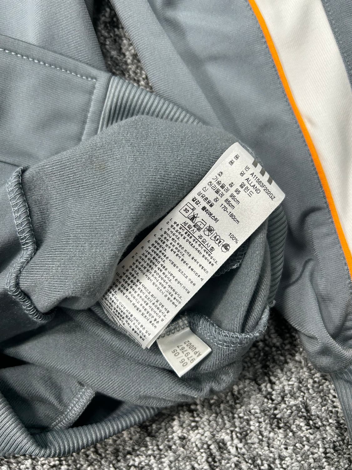 아디다스 00s 그레이 배색 트랙탑 져지 M 상품이미지7