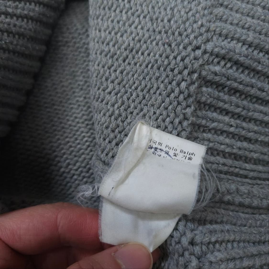 폴로 스포츠 코튼 터틀넥 니트 105 상품이미지5