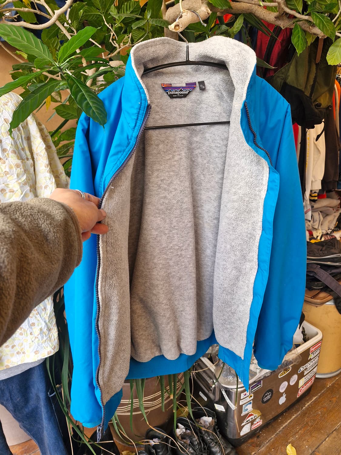 Z-303 파타고니아 신칠라 봄버 웜업 자켓  상품이미지3