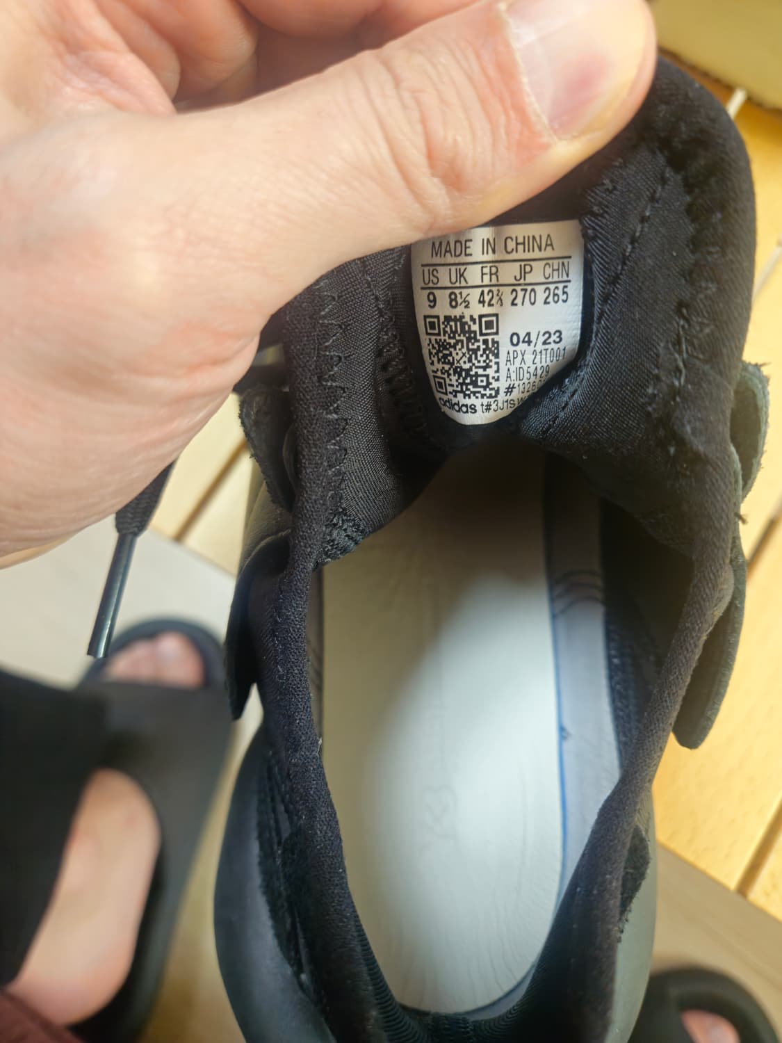 Y3 Black 스니커즈 270mm 상품이미지7