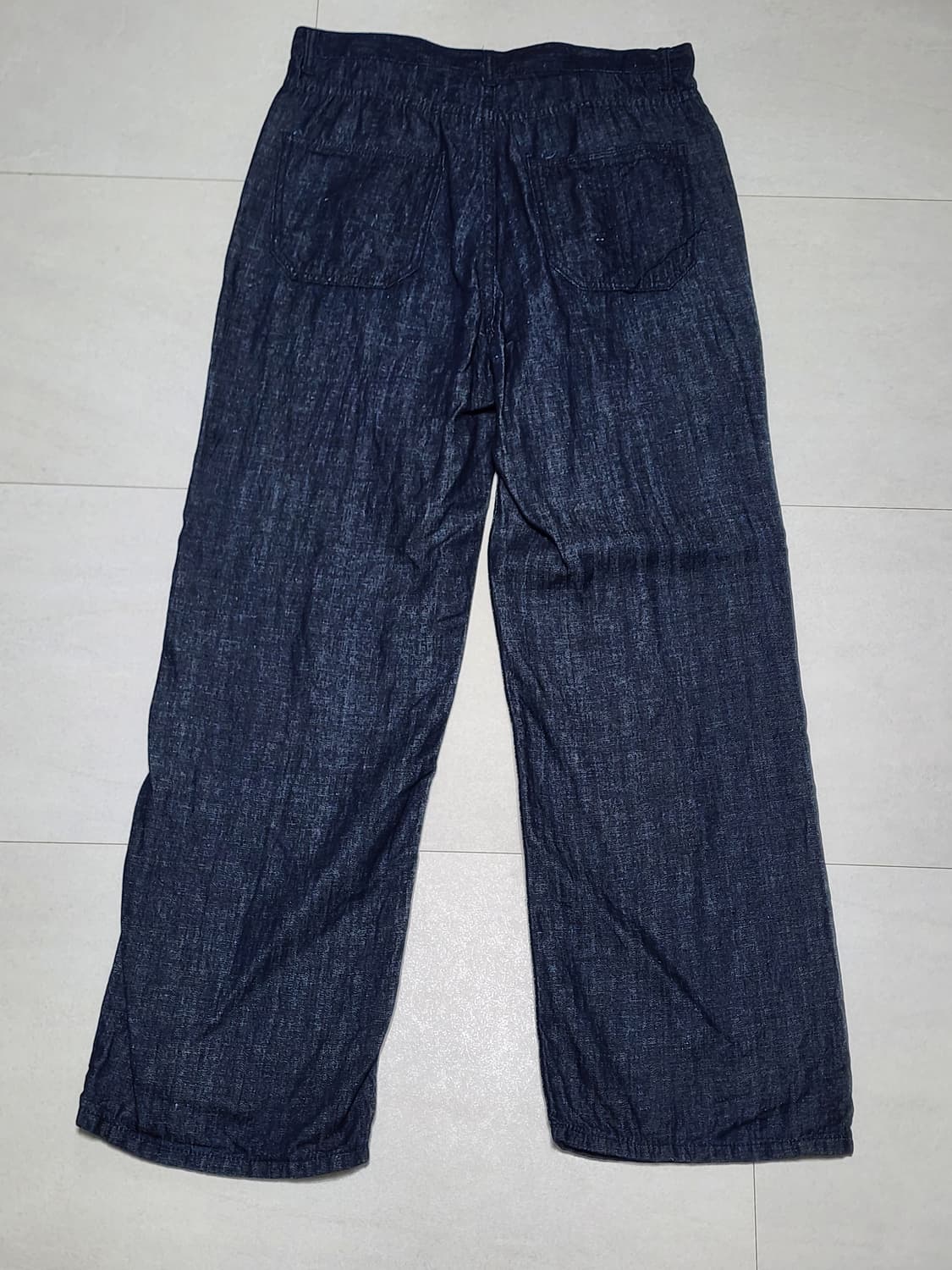 [L] 인템포무드 링클 터치드 린넨 리넨 데님 상품이미지2