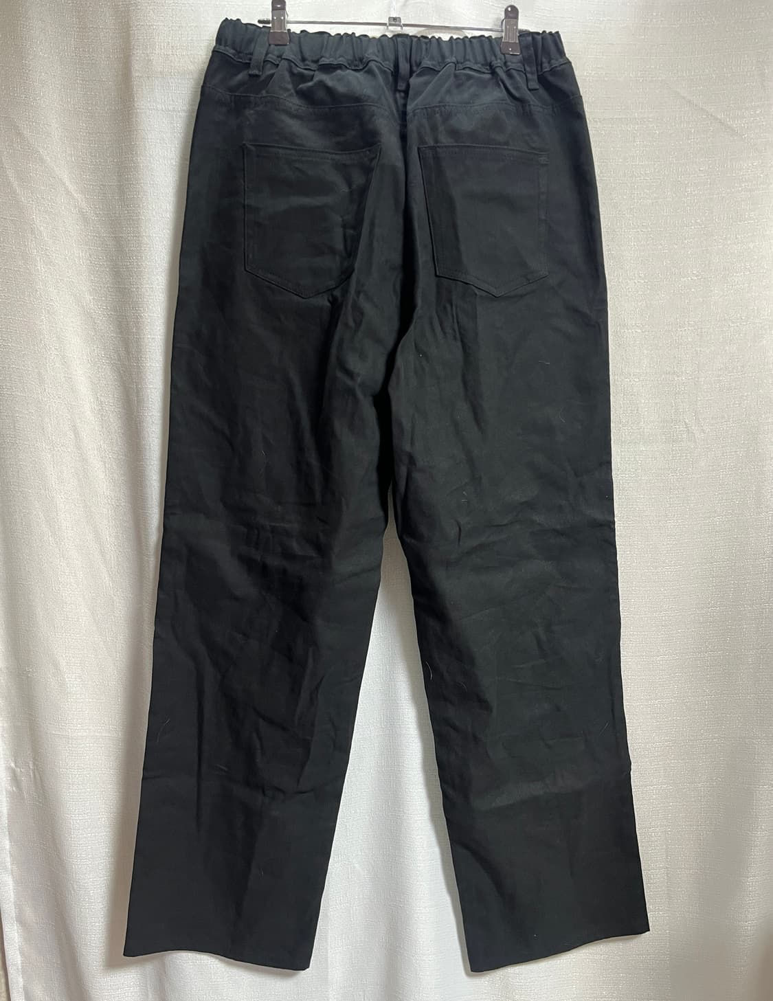 새상품 비슬로우 면 와이드팬츠 34 상품이미지6