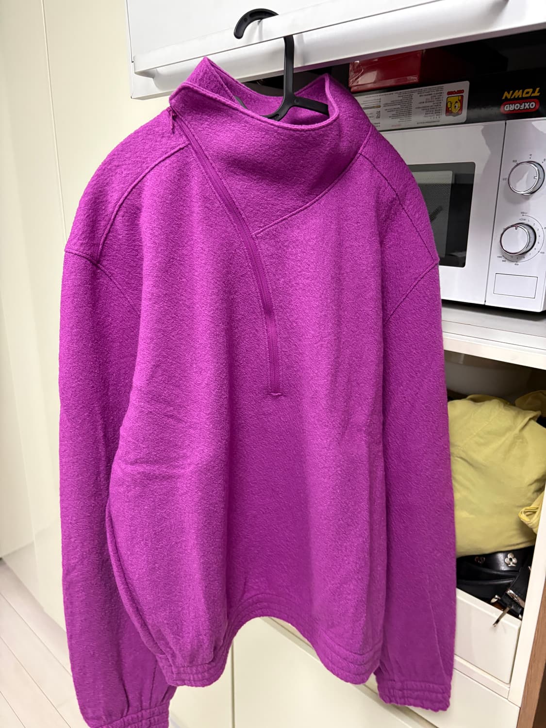 누마레 EE 커브드 하프 집업 퍼플 M 상품이미지2