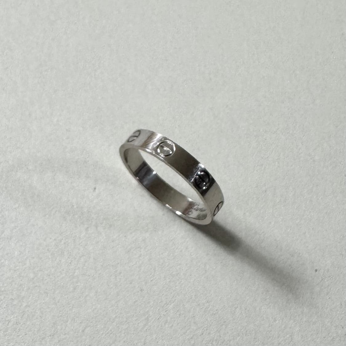 [56호/SM]까르띠에 화이트골드 러브링 상품이미지3