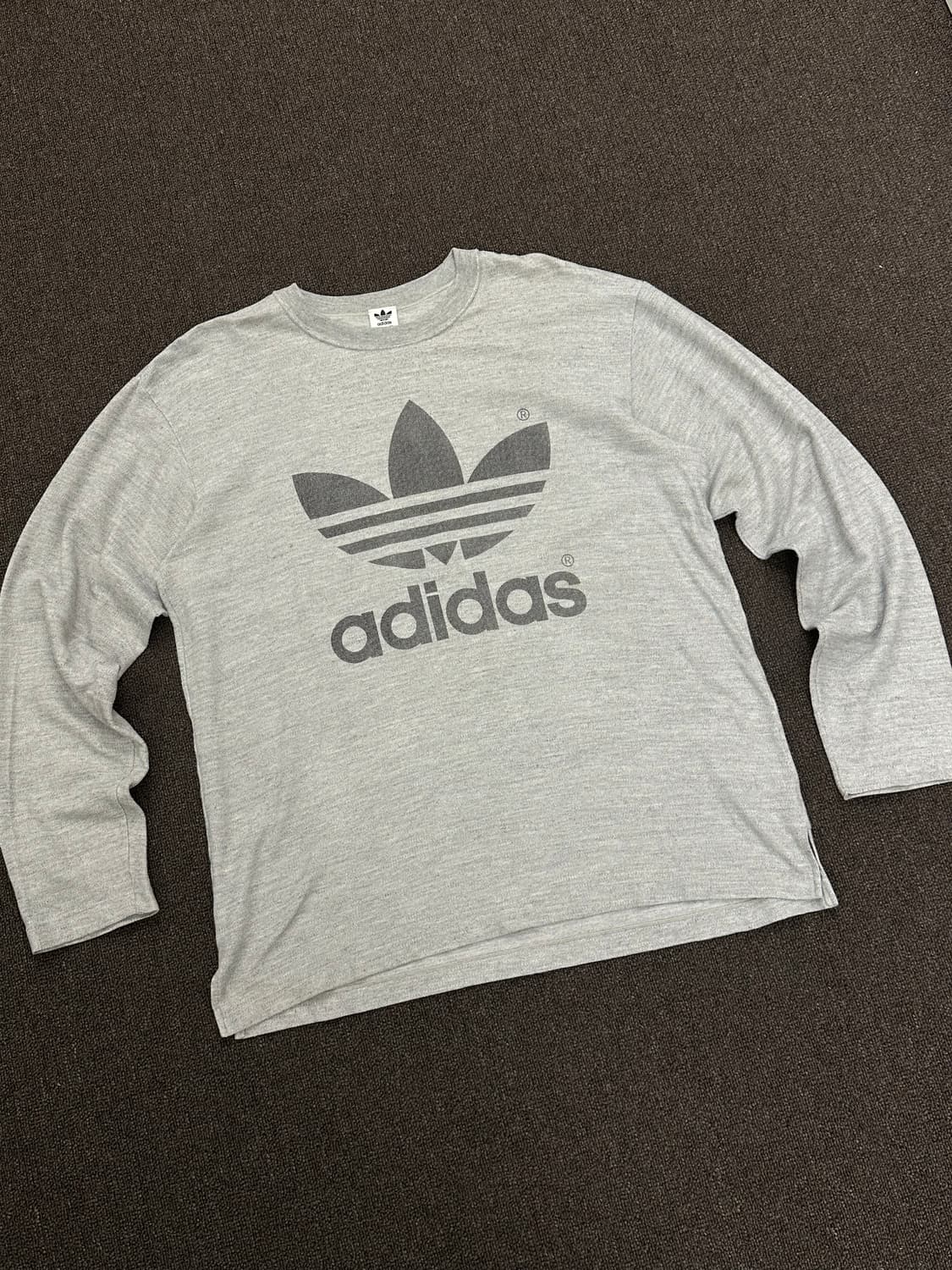 L)아디다스 빈티지 트레포일 롱슬리브 상품이미지2