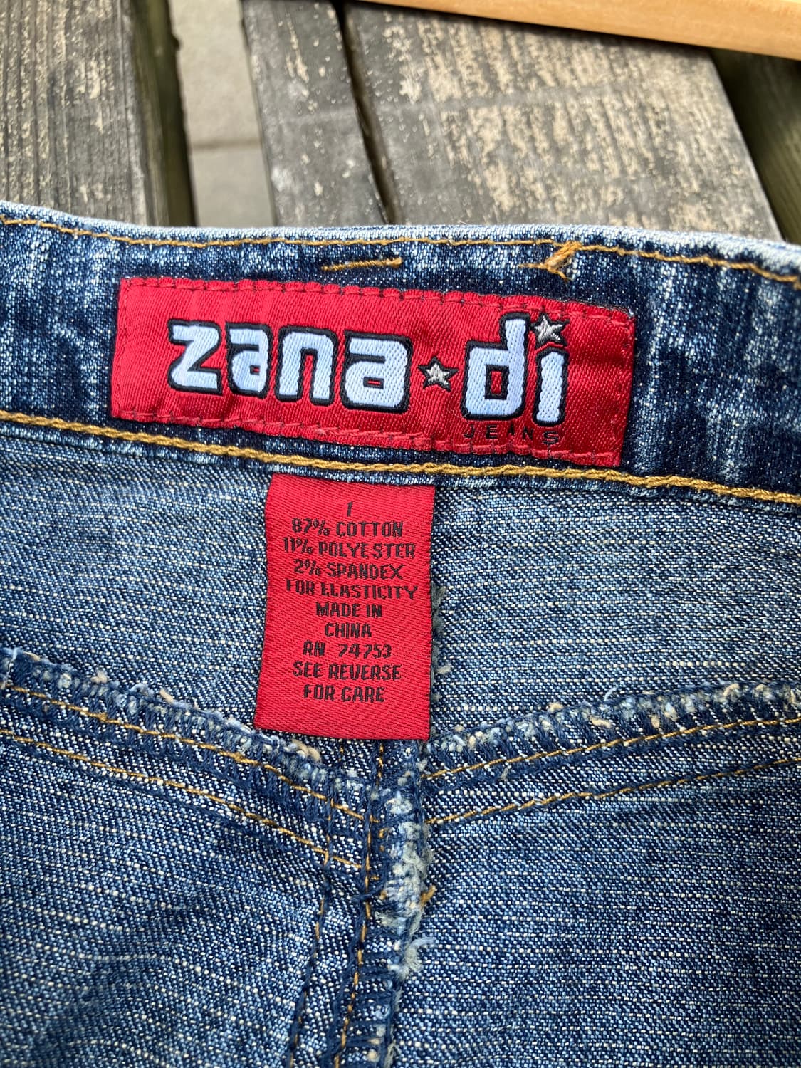 Zana-Di 하트 포켓 데님 미니스커트 28 상품이미지7