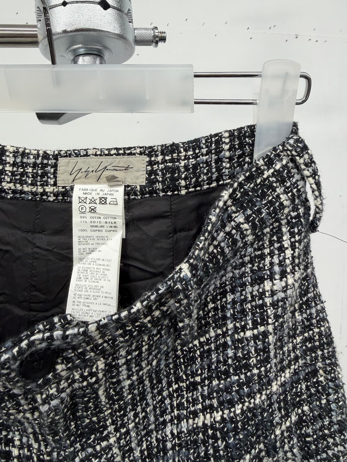 Yohji Yamamoto tweed carpri pants 상품이미지6