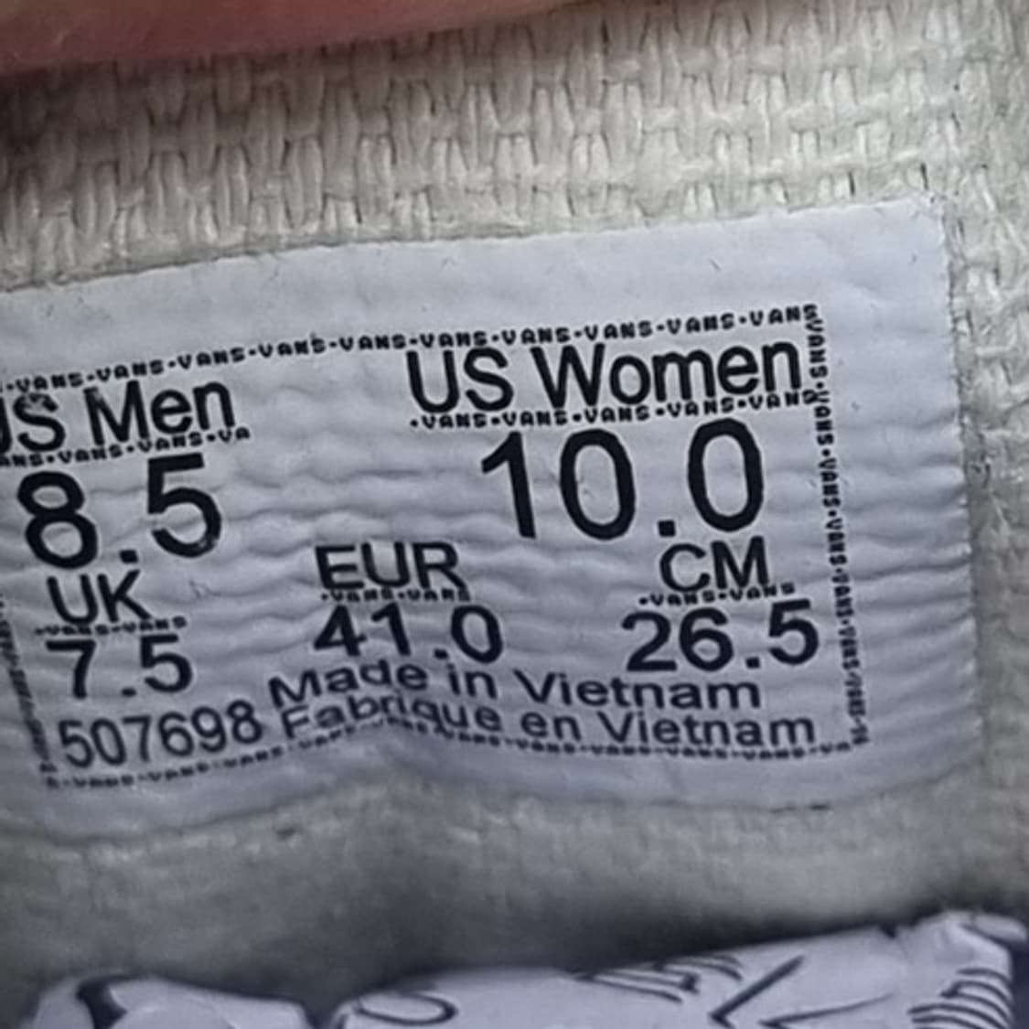 반스 올드스쿨 체커보드 남성 스니커즈 265 상품이미지6