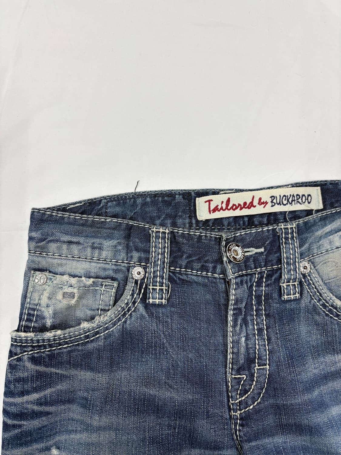 Buckaroo 버커루 디스트로이드 빈티디 워싱 데님 청바지 상품이미지3