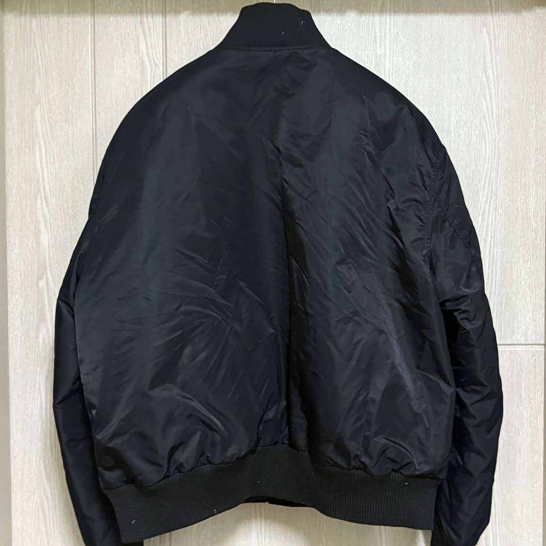 [M] 스투시 서프맨 스타디움 자켓 블랙 상품이미지4