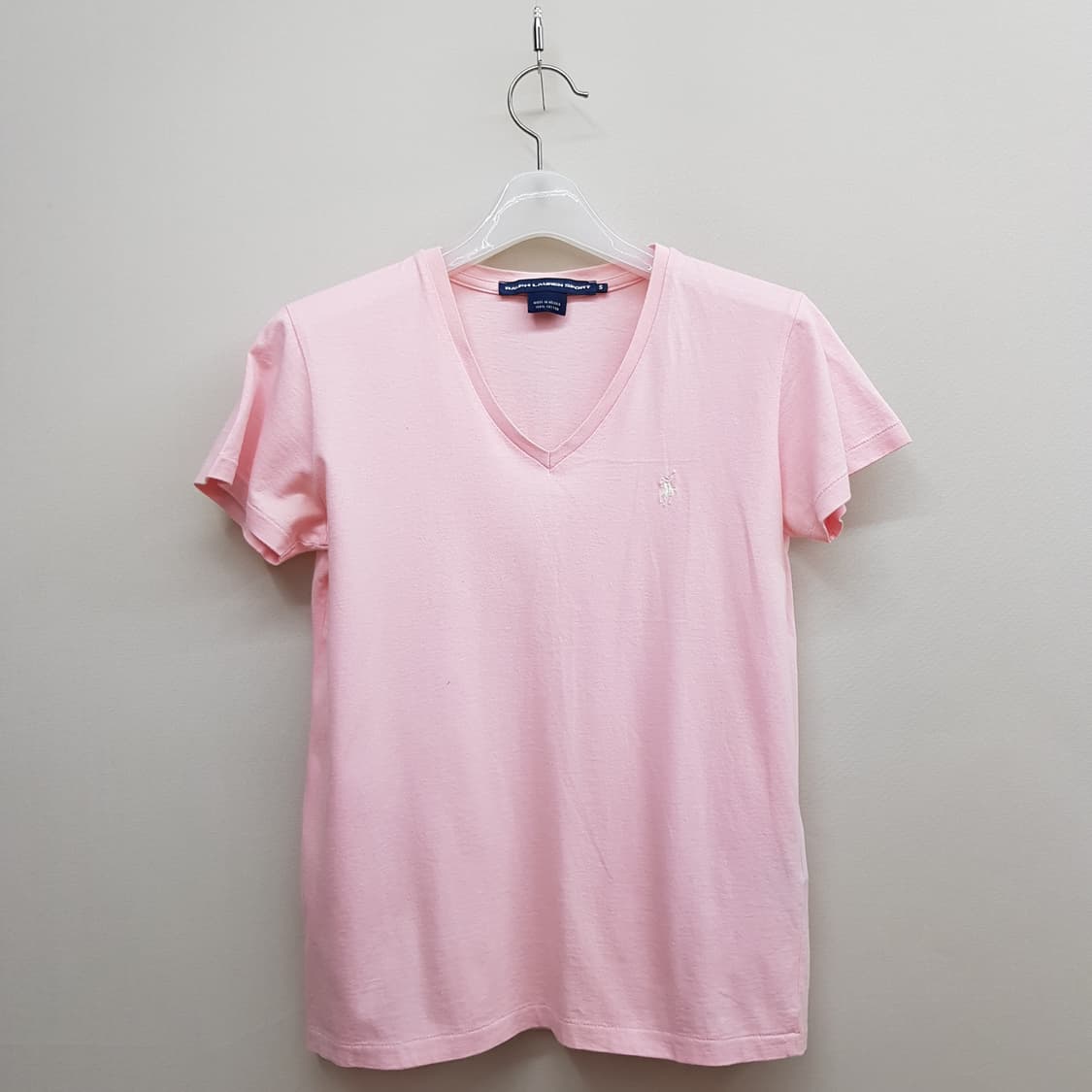 랄프로렌 스포츠 브이넥 반팔 티셔츠 S사이즈 상품이미지1