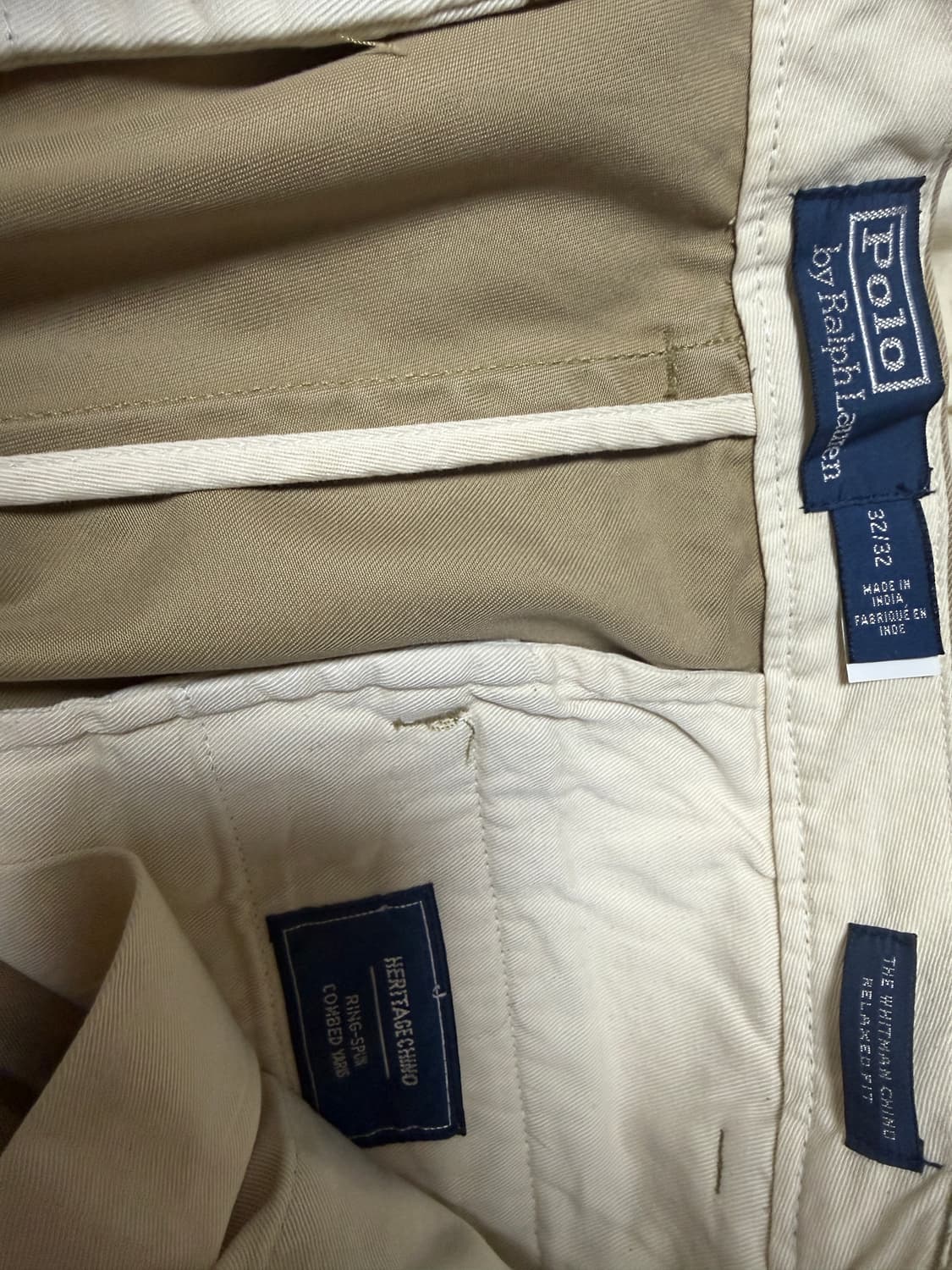 폴로치노 팬츠 32 베이지  상품이미지5