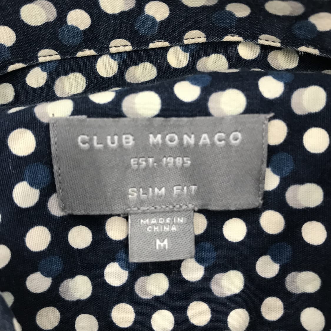 클럽모나코 club monaco 도트패턴 셔츠 [M] 상품이미지5