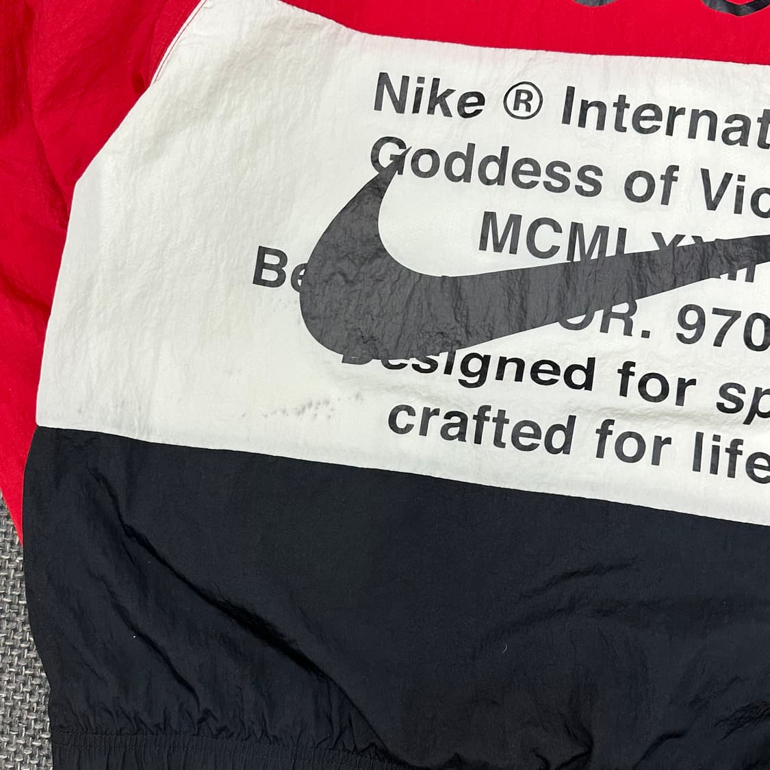 나이키 더블스우시 빈티지 배색 바람막이 M 상품이미지9