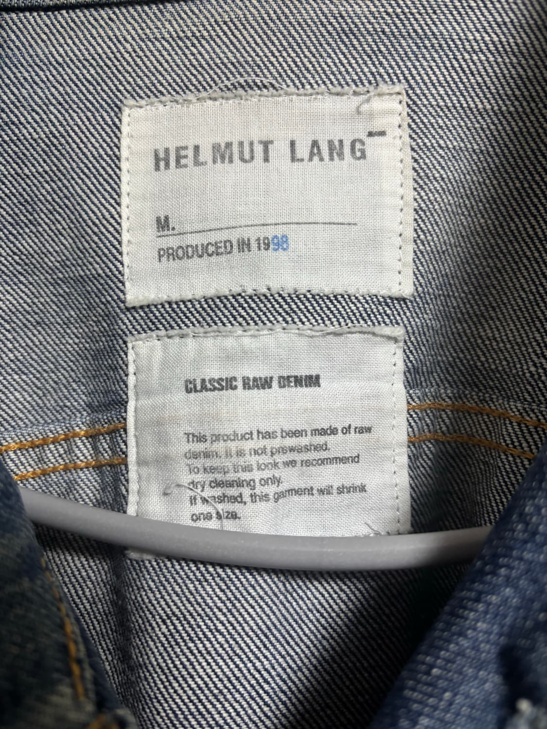 Helmut lang archive 헬무트랭 아카이브 데님자켓 46 상품이미지3
