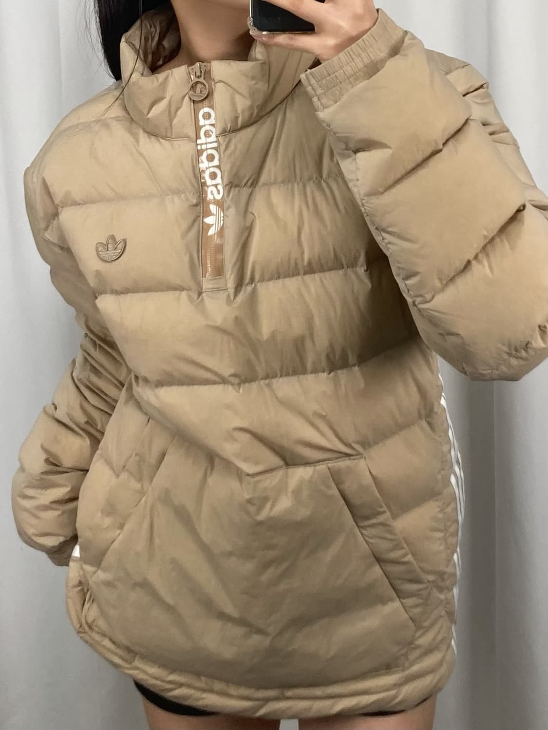 아디다스 라이트웨이트 다운 하프집업  상품이미지2