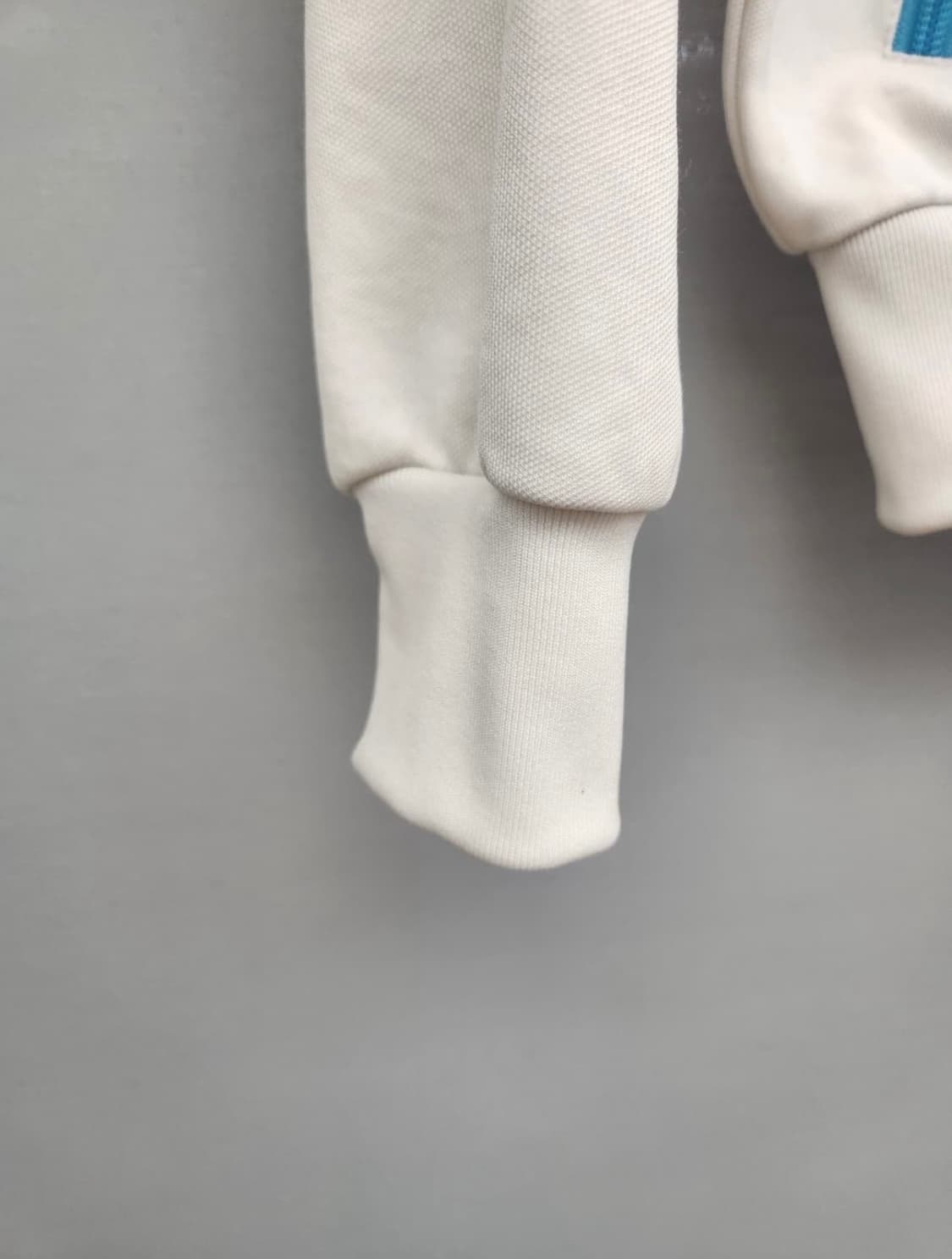 아디다스 올림피크 드마르세유 트랙탑 상의 화이트 색상 상품이미지5