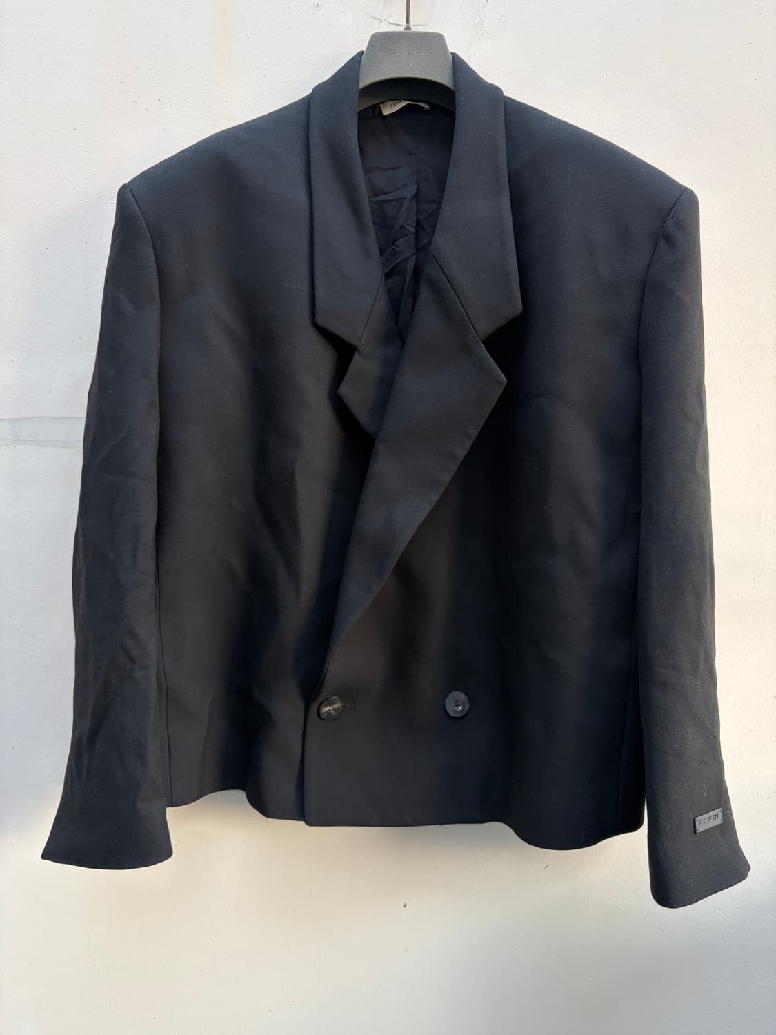 피어오브갓 8th 울 개버딘 크롭 블레이저 자켓 fear of god 상품이미지6