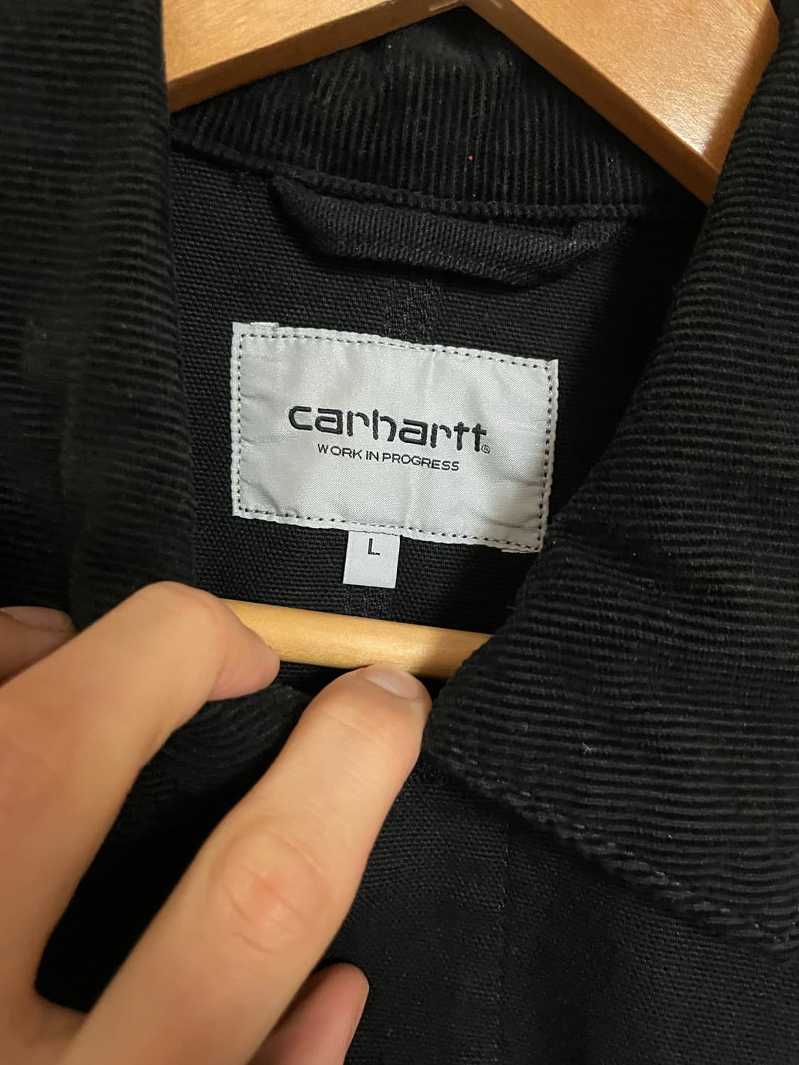 칼하트wip 미시건 코트[블랙, L] 상품이미지4