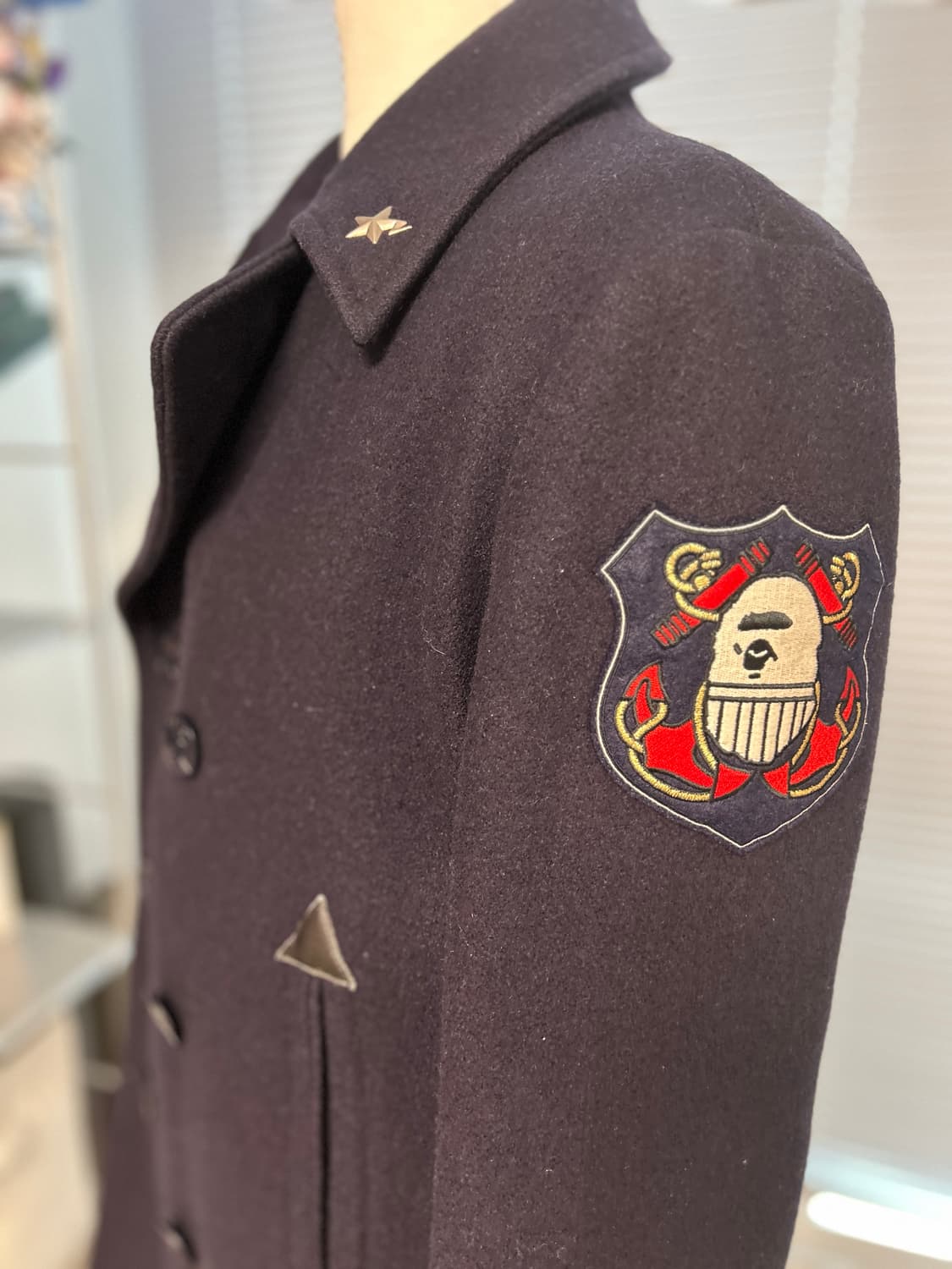 BAPE 올드베이프 네이비 피코트 XL NIGO ERA 상품이미지4