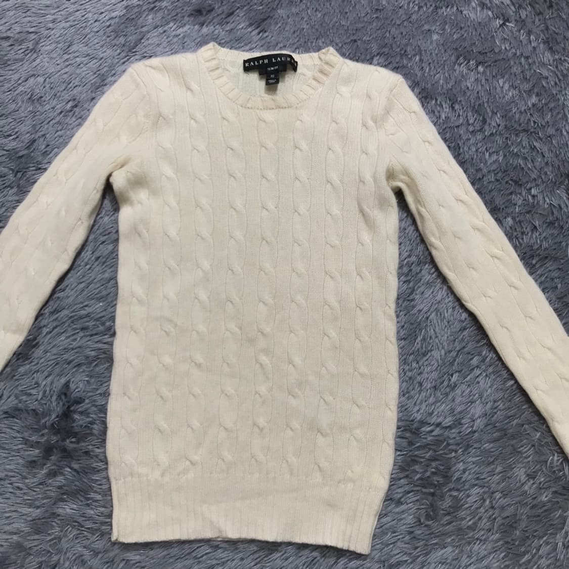 [[XS, A급] 폴로(POLO)랄프로렌 캐시미어 꽈배기 니트@253 상품이미지1